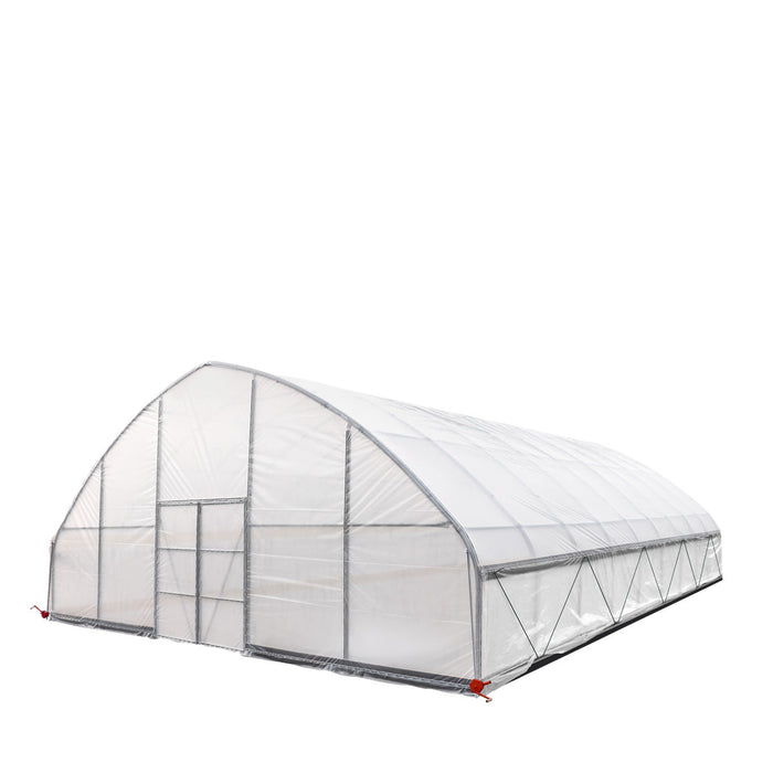 30' x 40' Commercial Tunnel Greenhouse with 6 Mil Clear Poly Covers and Roll-Up Sides TMG-GH3040-V2 (Previously GH3040)