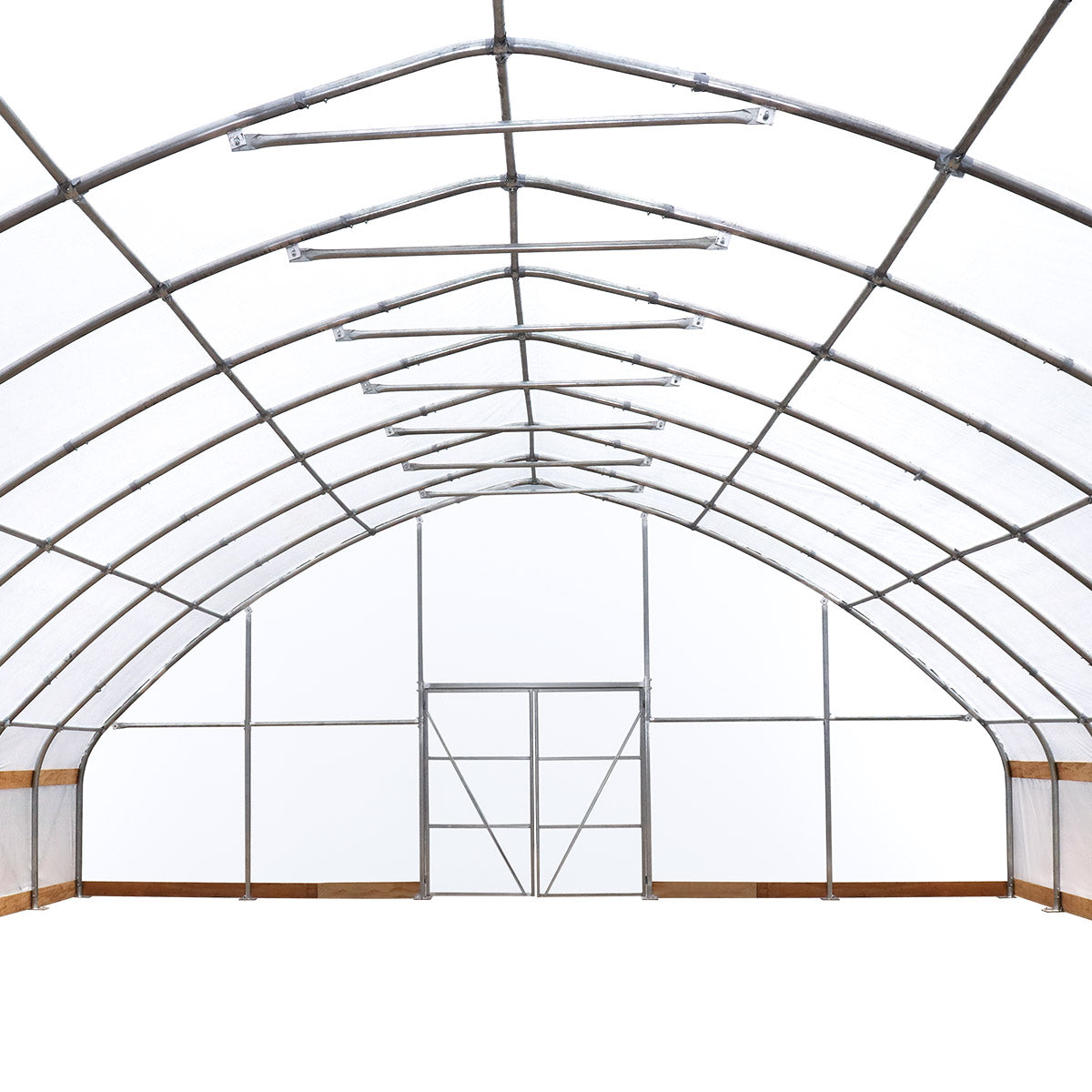 30' x 50' Commercial Tunnel Greenhouse with 6 Mil Clear Poly Covers and Roll-Up Sides TMG-GH3050-V2 (Previously GH3050)