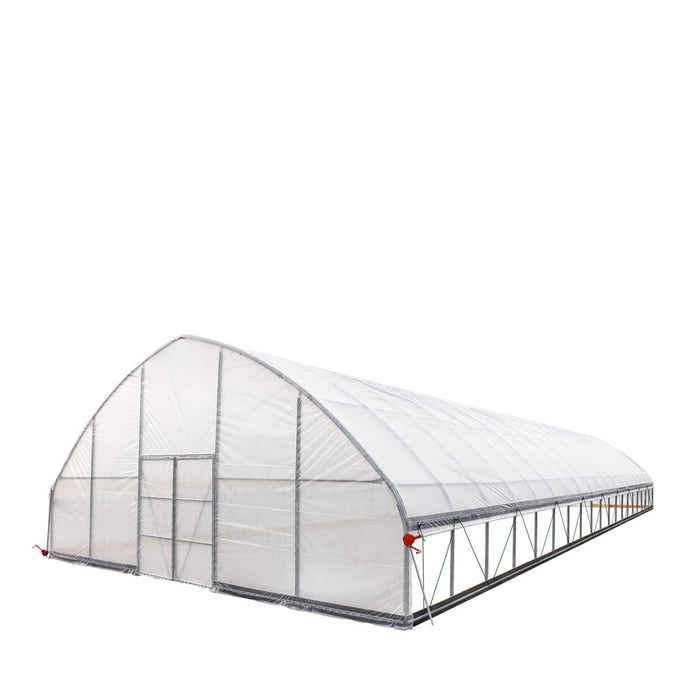 30' x 80' Commercial Tunnel Greenhouse with 6 Mil Clear Poly Covers and Roll-Up Sides TMG-GH3080-V2 (Previously GH3080)
