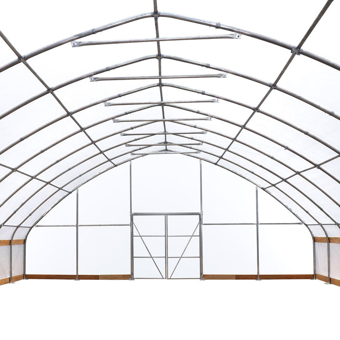 30' x 80' Commercial Tunnel Greenhouse with 6 Mil Clear Poly Covers and Roll-Up Sides TMG-GH3080-V2 (Previously GH3080)