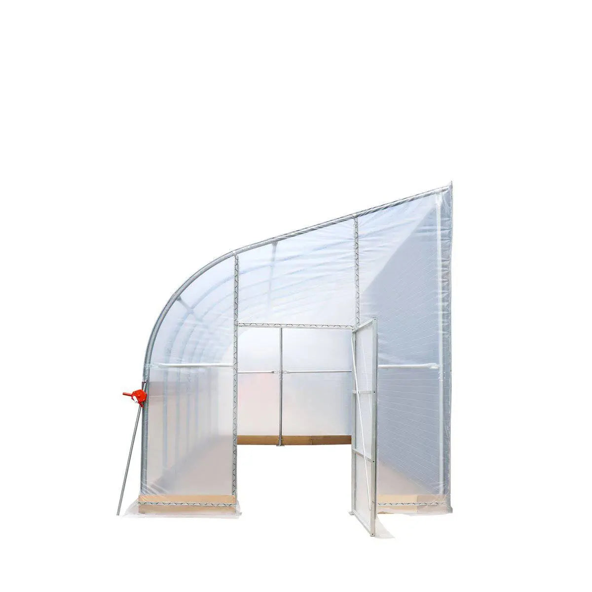 10' x 30' Lean-To Greenhouse Grow Tent w/6 Mil Clear EVA Plastic Film, Cold Frame, Hand Crank Roll-Up Side, 6-½' Sidewall, TMG-GHL1030-V2 (Previously GHL1030)