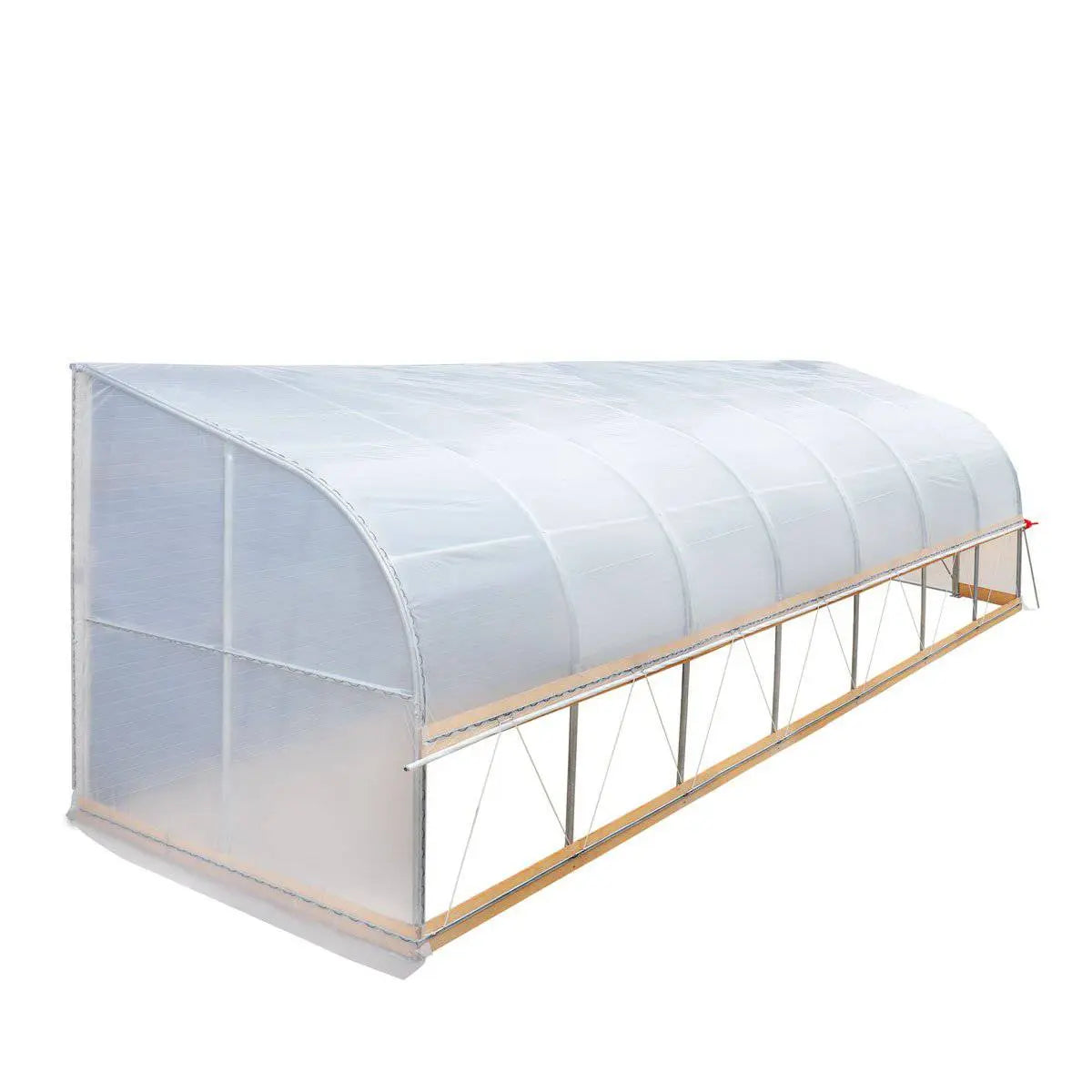 10' x 30' Lean-To Greenhouse Grow Tent w/6 Mil Clear EVA Plastic Film, Cold Frame, Hand Crank Roll-Up Side, 6-½' Sidewall, TMG-GHL1030-V2 (Previously GHL1030)