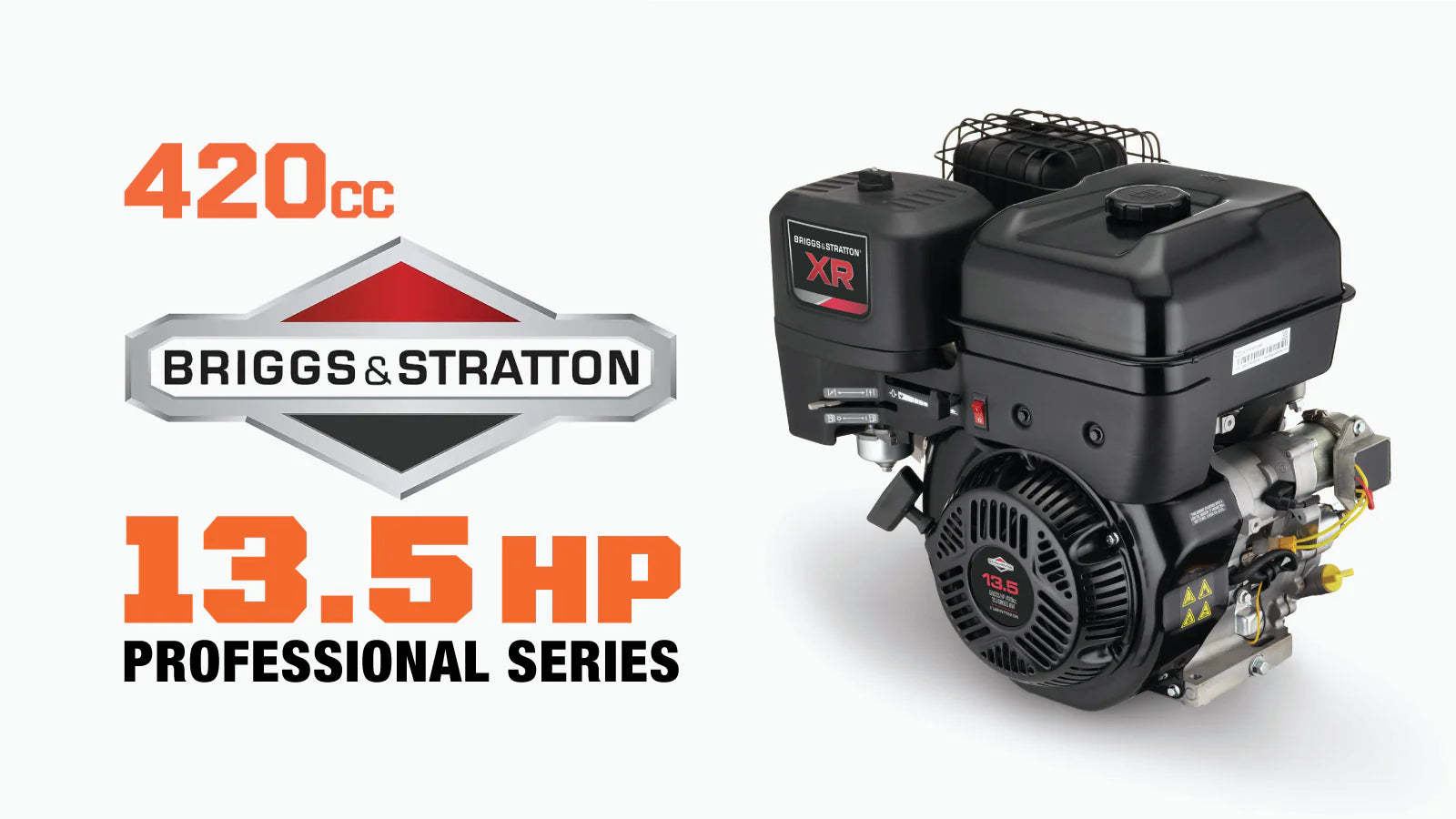 Briggs & Stratton XR2100 Gas Engine, 13.5 HP, Magnetron® Electronic Ig