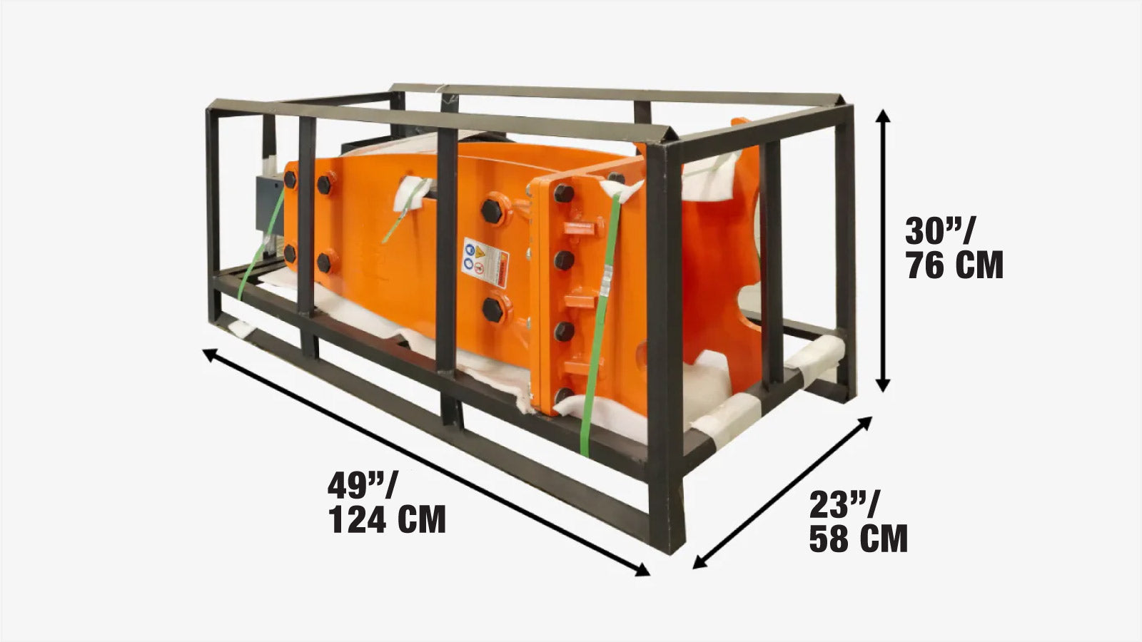 4-7 Ton Excavator/Backhoe Hydraulic Breaker, Quick Change (Q/C) Lugging, 2-3/4