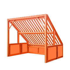 10' Heavy Duty Grizzly Rock Screen with Adjustable Deck Bars, 5000-lb Capacity TMG-RS10