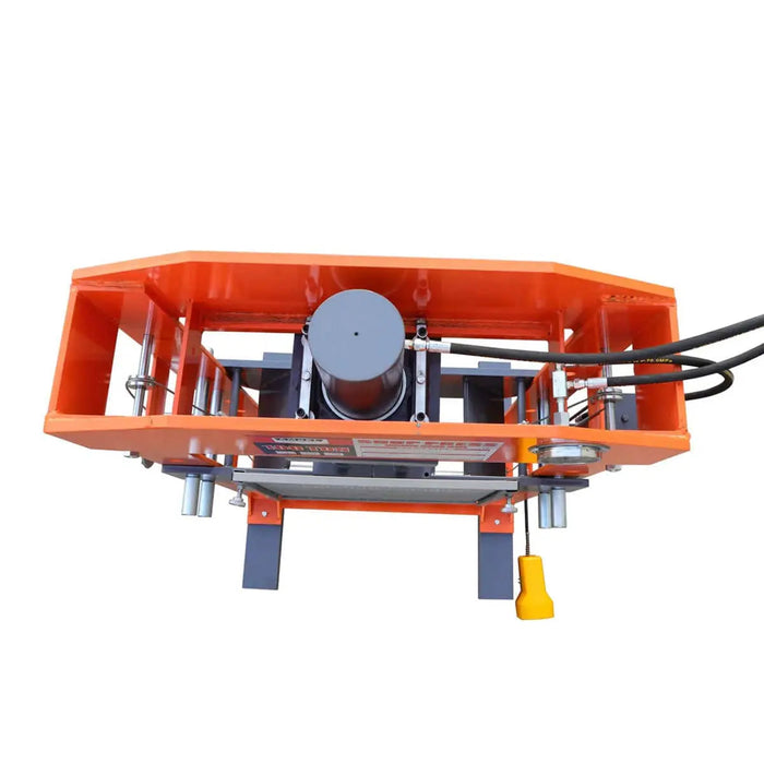 TMG Industrial 100 Ton Capacity Hydraulic Shop Press, Heavy Duty Pressing, Protective Grid Guard, Fully Welded H-Frame, Air & Manual Dual Operation, TMG-SP100