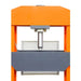 TMG Industrial 100 Ton Capacity Hydraulic Shop Press, Heavy Duty Pressing, Protective Grid Guard, Fully Welded H-Frame, Air & Manual Dual Operation, TMG-SP100