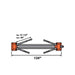 TMG Industrial 10,000-lb Two Post Floor Plate Auto Lift, Symmetric Arms, 77” Lift Height, Dual-Point Lock Release, TMG-TPL45