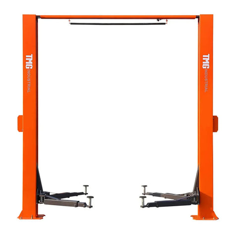 10,000-lb Two Post Overhead Auto Lift, Symmetric Arms, 72" Lift Height, Dual-Point Lock Release, TMG-ALT100