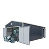 16' x 24' Metal Garage Shed, Double Front & Side Doors, 10' Peak, 384 Sq-Ft TMG-MS1624 (Discontinued – No Longer Available)