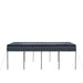 TMG Industrial 20’ x 20’ Metal Shed Carport, 10’ Open Sidewalls, 400 Sq-Ft, 27 GA Corrugated Panels, TMG-MSC2020