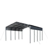 20' x 20' Metal Shed Carport, 10' Open Sidewalls, 400 Sq-Ft, 27 GA Corrugated Panels, TMG-MSC2020