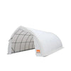 20' x 30' Arch Wall Peak Ceiling Storage Shelter with Heavy Duty 11 oz PE Cover & Drive Through Doors, TMG-ST2031P (Previously ST2030P) (Discontinued, No Longer Available)