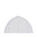 TMG Industrial 20' x 30' Arch Wall Peak Ceiling Storage Shelter with Heavy Duty 17 oz PVC Cover & Drive Through Doors, TMG-ST2031PV(Previously ST2030PV)