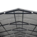 TMG Industrial 20’ x 30’ Metal Shed Carport, 10’ Enclosed Sidewalls, 600 Sq-Ft, 27 GA Corrugated Panels, TMG-MSC2030F
