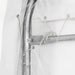 TMG Industrial 20' x 30' Straight Wall Peak Ceiling Storage Shelter with Heavy Duty 17 oz PVC Cover & Drive Through Door, TMG-ST2031V (Previously ST2030V)