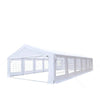 20' x 40' Heavy Duty Outdoor Party Tent with Removable Sidewalls and Roll-Up Doors, 11 oz PE Cover, 6'6" Overhead, 10' Peak Ceiling, TMG-PT2040F