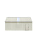 TMG Industrial 25’ x 33’ Double Garage Metal Barn Shed with Side Entry Door, 825 Sq-Ft Floor Space, 9’8” Eave Height, 27 GA Metal, Skylights, 4/12 Roof Pitch, TMG-MS2533 (Discontinued)