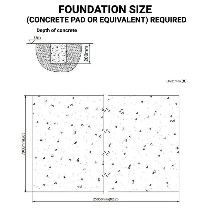 25' x 80' Tunnel Greenhouse Grow Tent w/6 Mil Clear EVA Plastic Film, Cold Frame, Hand Crank Roll-Up Sides, Peak Ceiling Roof, TMG-GH2580-V2 (Previously GH2580)