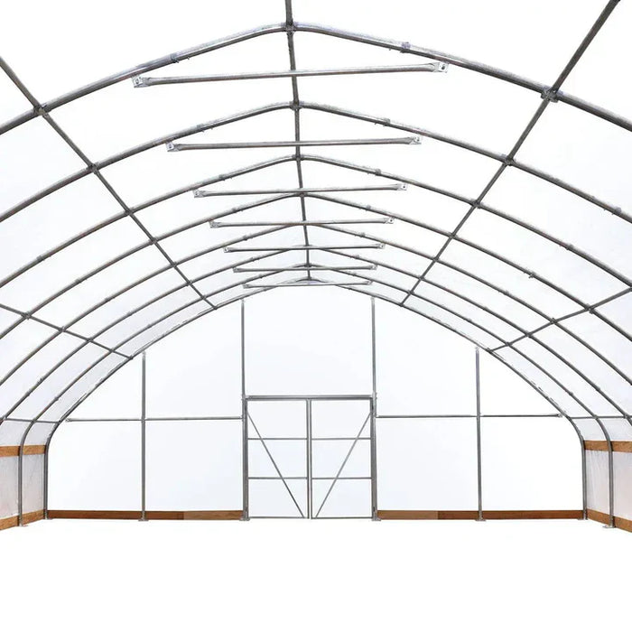 30' x 100' Commercial Tunnel Greenhouse with 6 Mil Clear Poly Covers and Roll-Up Sides TMG-GH30100-V2 (Previously GH30100)
