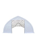 TMG Industrial 30' x 60' Peak Ceiling Storage Shelter with Heavy Duty 17 oz PVC Cover & Drive Through Doors, TMG-ST3060V