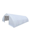 30' x 60' Peak Ceiling Storage Shelter with Heavy Duty 17 oz PVC Cover & Drive Through Doors, TMG-ST3060V (Discontinued – No Longer Available)