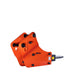 TMG Industrial 4-7 Ton Excavator/Backhoe Hydraulic Breaker, 2-3/4” Moil Point Chisel, 600 J Impact Energy, Pin Grabber Lugging, TMG-HB68