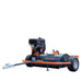 TMG Industrial 40” ATV Tow-Behind Offset Flail Mower, Briggs & Stratton 13.5 HP Engine, Adjustable Mowing Height, 15” Cut Capacity, TMG-AFM40