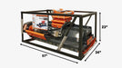 TMG Industrial 48" Excavator Brush Flail Mower, 6 to 8-ton Carrier, 16-21 GPM, TMG-EFM48