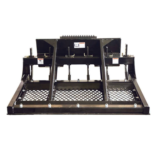 TMG Industrial 60” Skid Steer Land Plane, Adjustable & Reversible Scarifier Teeth, Bolt-On Cutting Blades, Removable Sift Screen, TMG-SLP60
