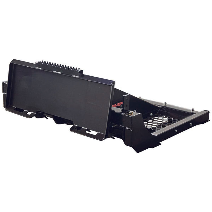 TMG Industrial 60” Skid Steer Land Plane, Adjustable & Reversible Scarifier Teeth, Bolt-On Cutting Blades, Removable Sift Screen, TMG-SLP60