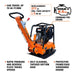 TMG Industrial 6800-lb Reversible Vibratory Plate Compactor, 9.5 HP Kohler Command Pro Engine, TMG-PC160K
