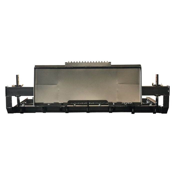 TMG Industrial 72” Skid Steer Land Plane, Adjustable & Reversible Scarifier Teeth, Bolt-On Cutting Blades, Removable Sift Screen, TMG-SLP70