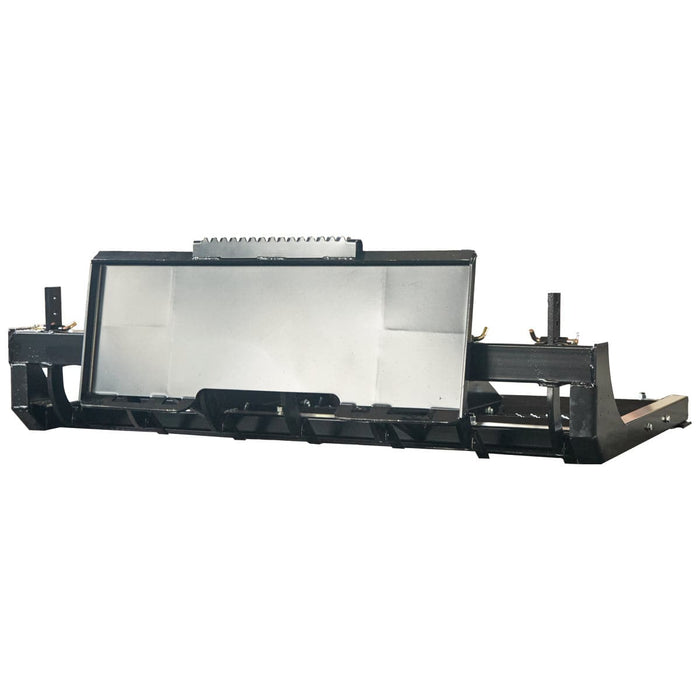 TMG Industrial 72” Skid Steer Land Plane, Adjustable & Reversible Scarifier Teeth, Bolt-On Cutting Blades, Removable Sift Screen, TMG-SLP70