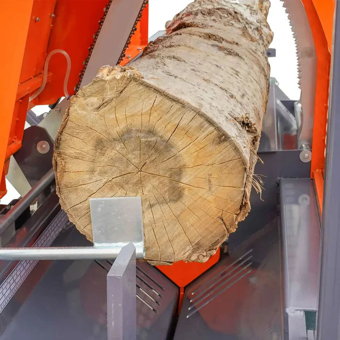 Firewood Log Splitter Processor Conveyor, 15" x 23" Log Capacity, 14 HP Kohler Engine, 18" Chainsaw, TMG-GLS20
