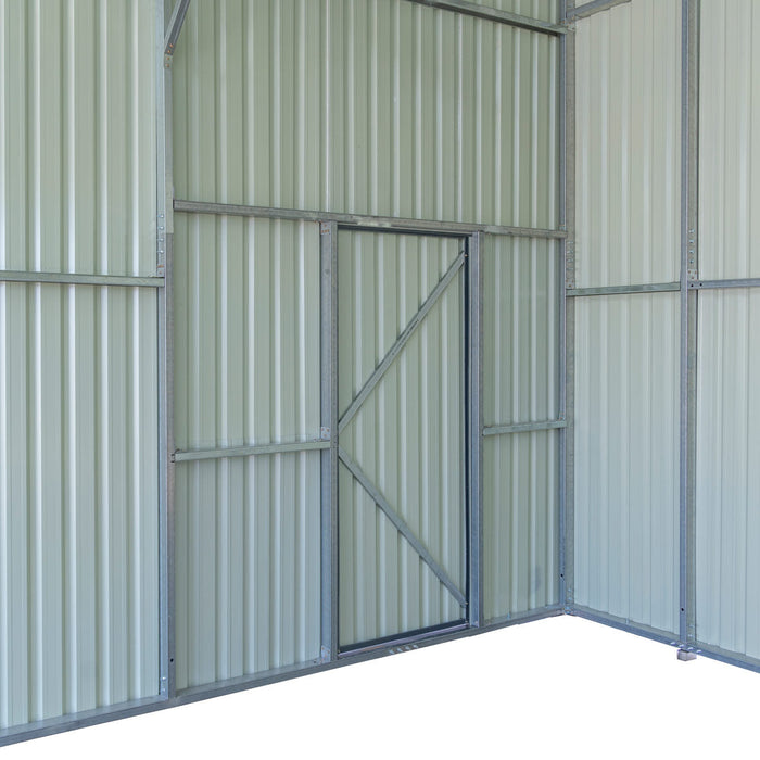30' x 50' Metal Garage Shed – Steel Building with 11’ Clearance High Front Doors, Side Entry Door, 16 GA Steel Structure TMG-MS3050 TMG Industrial