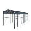 14' x 40' Metal Shed Shelter for Class-A RV, 16'2" Peak Height, 15' Inner Clearance, 14'1" Open Sidewalls, TMG-MSRV1440