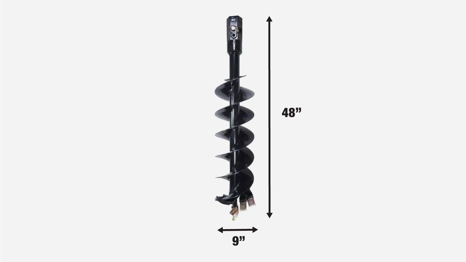 9 - Square Hole Replacement Auger Teeth w/ Hardware - SQ58-58PB , AT-5 9 - Square Hole Replacement Auger Teeth w/ Hardware - SQ58-58PB , AT-5