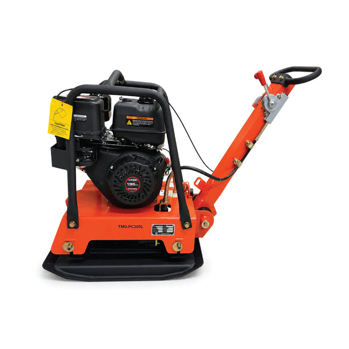 6800-lb Reversible Vibratory Plate Compactor with 13 HP Gas Engine, 20' Compaction Depth TMG-PC300L