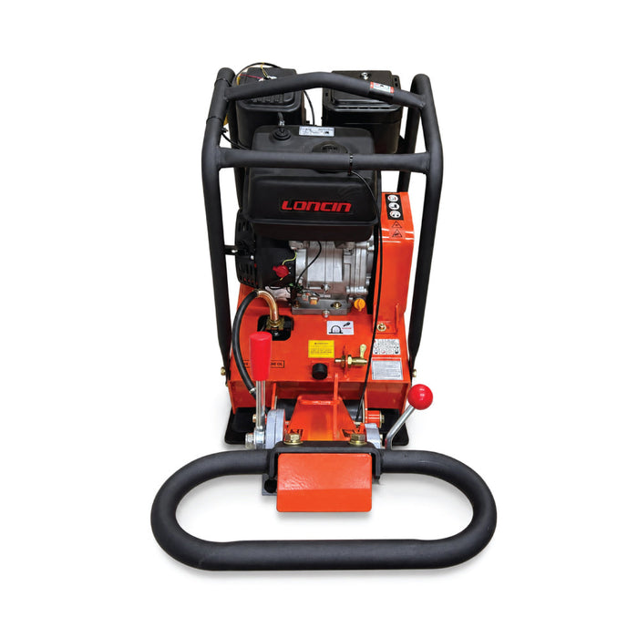 6800-lb Reversible Vibratory Plate Compactor with 13 HP Gas Engine, 20' Compaction Depth TMG-PC300L