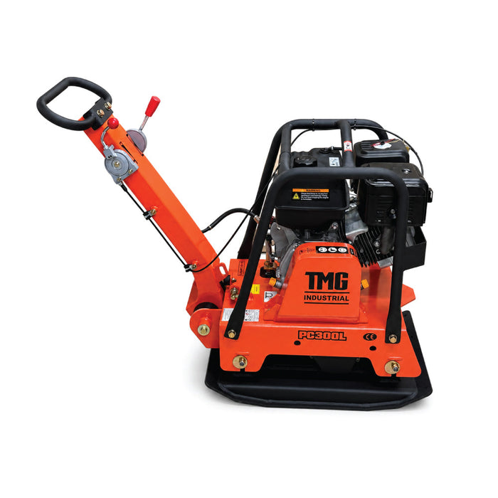 6800-lb Reversible Vibratory Plate Compactor with 13 HP Gas Engine, 20' Compaction Depth TMG-PC300L