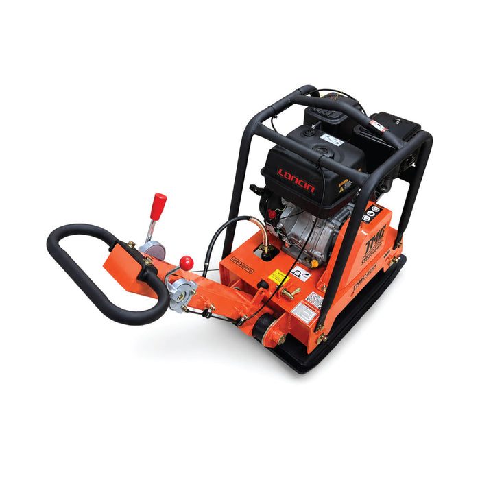 6800-lb Reversible Vibratory Plate Compactor with 13 HP Gas Engine, 20' Compaction Depth TMG-PC300L