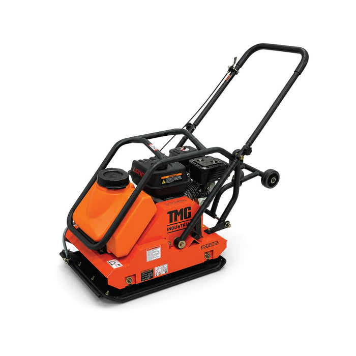 4450-lb Forward Vibratory Plate Compactor with 6.5 HP Gas Engine, 14 Inch Compaction Depth and Water Tank TMG-PCF180L