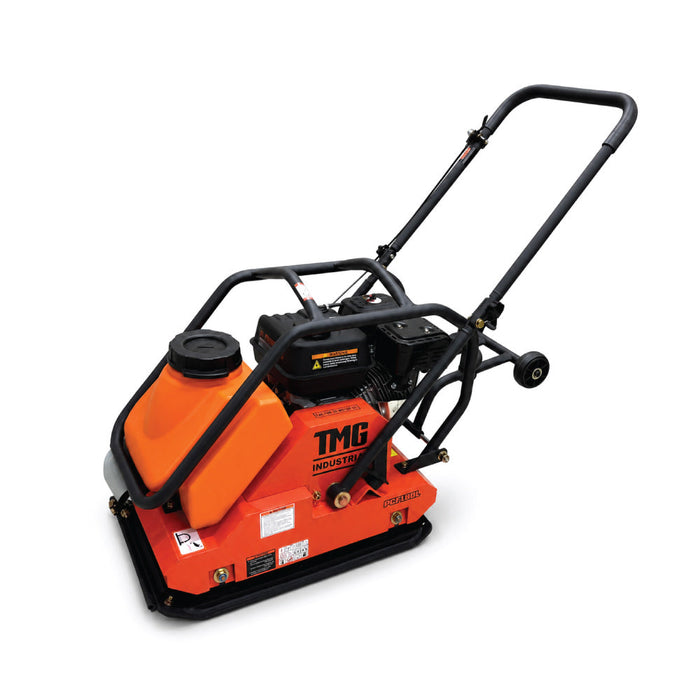 4450-lb Forward Vibratory Plate Compactor with 6.5 HP Gas Engine, 14 Inch Compaction Depth and Water Tank TMG-PCF180L