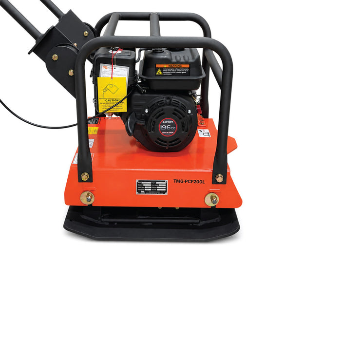 4500-lb Forward Vibratory Plate Compactor with 6.5 HP Gas Engine and 16 in. Compaction Depth TMG-PCF200L