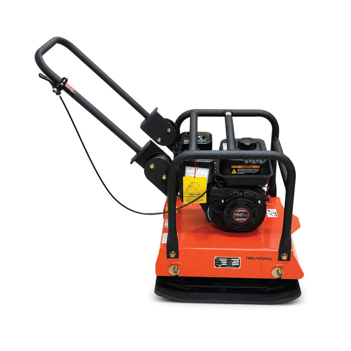 4500-lb Forward Vibratory Plate Compactor with 6.5 HP Gas Engine and 16 in. Compaction Depth TMG-PCF200L