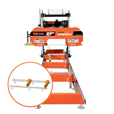 4-ft Track Extension Kit for TMG-PSM26 and PSM27 Portable Sawmill, SKU# TMG-PSM26-4EX - TMG Industrial