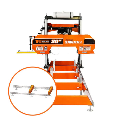 6-ft Track Extension Kit for TMG-PSM30 Portable Sawmill, SKU# TMG-PSM30-6EX - TMG Industrial USA