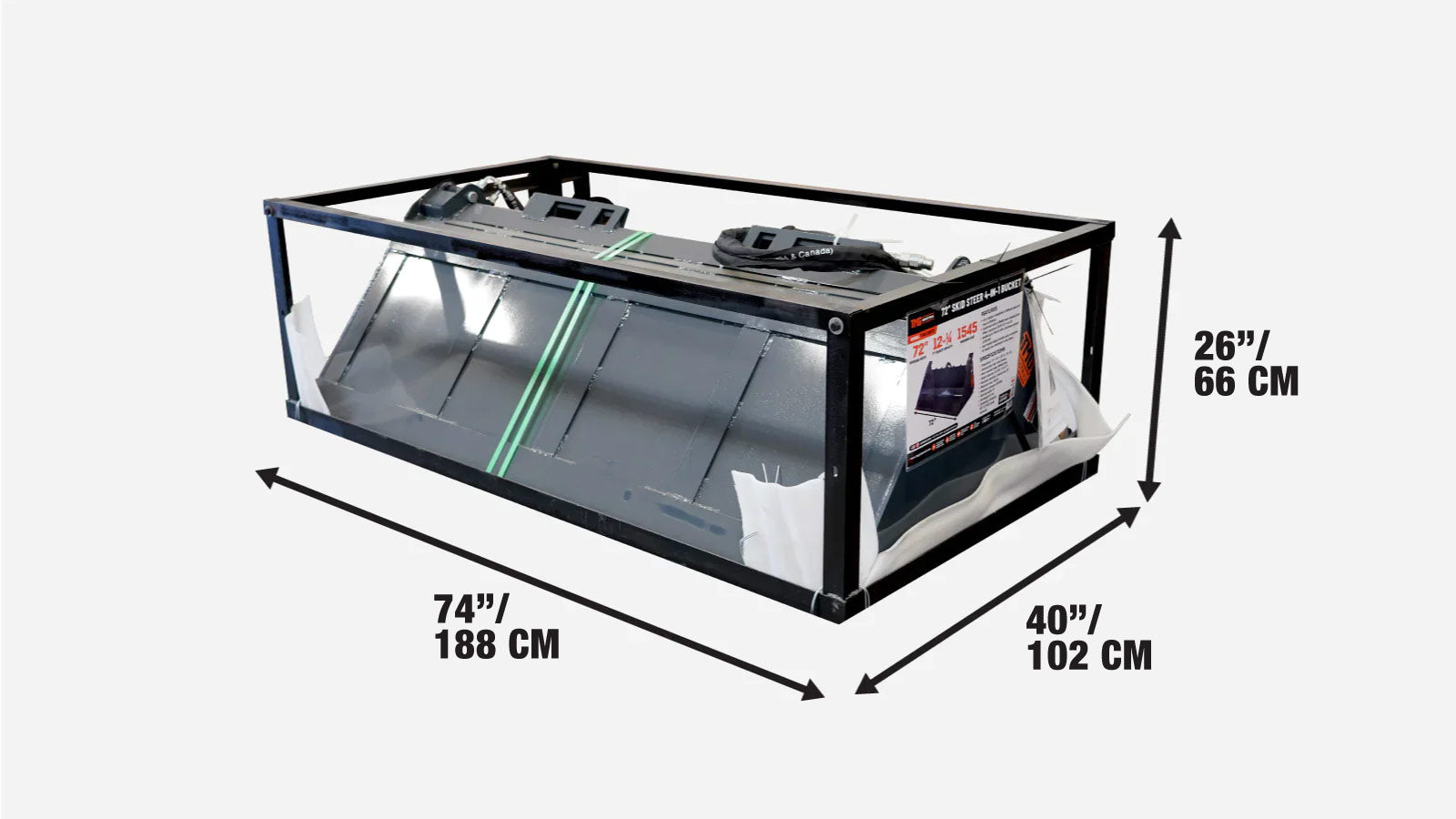 Skid Steer 4-in-1 Bucket, 30