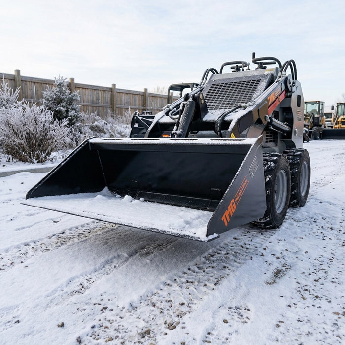 42" Mini Skid Steer Bucket, Toro Style Mount, 5 Cu-Ft Capacity TMG-SBK42